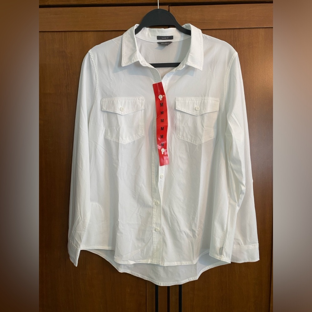 White Collared Shirt